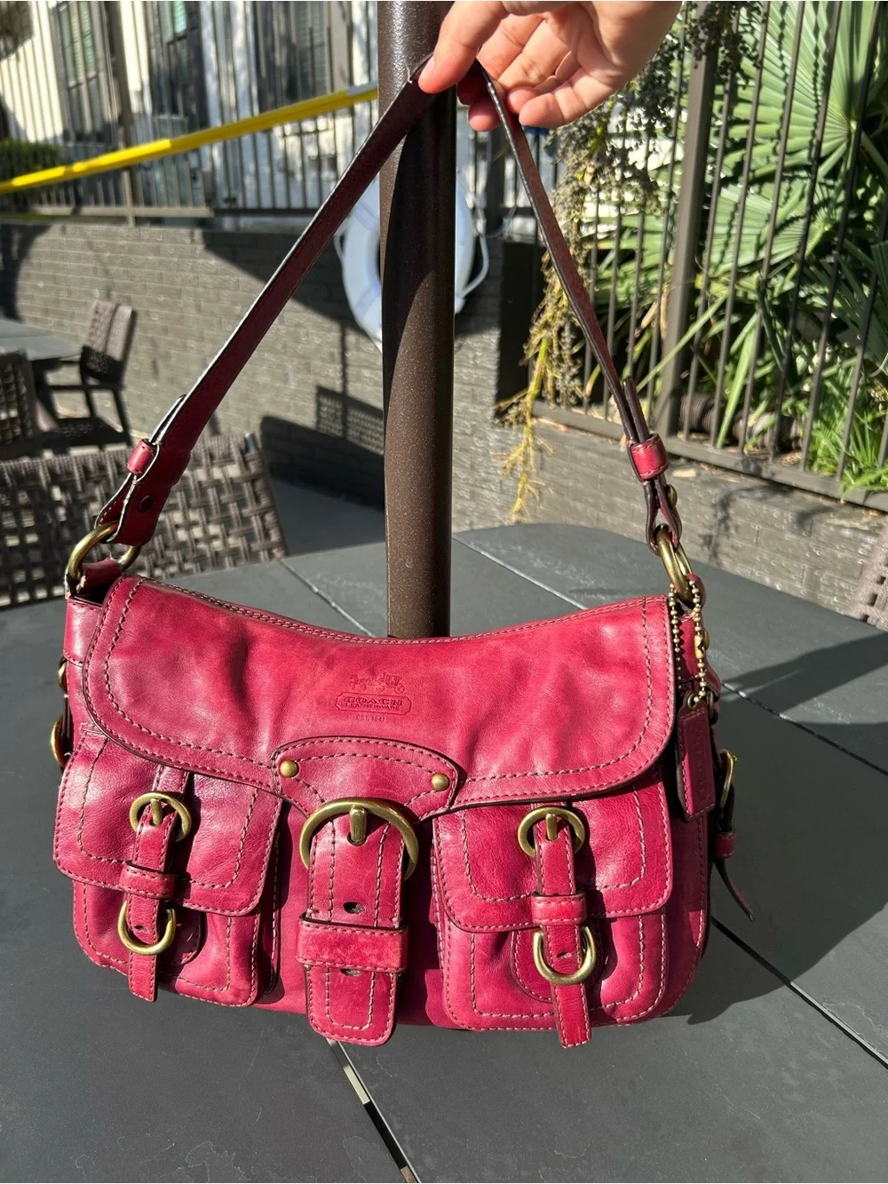 Rare Coach Legacy Garcia Hobo Bag in Pink